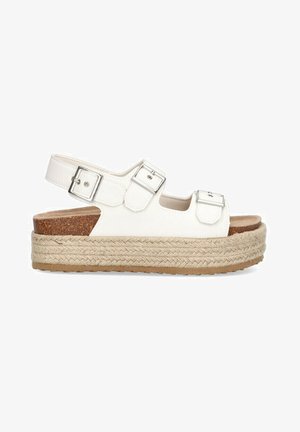 Luna Collection Sandalias con plataforma - white