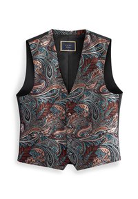 Unausgewählt, multi coloured burgundy red paisley