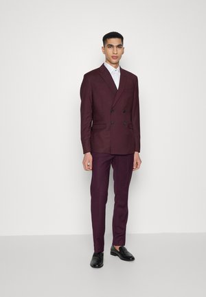 THE FASHION PEAK SUIT - Completo - bordeaux