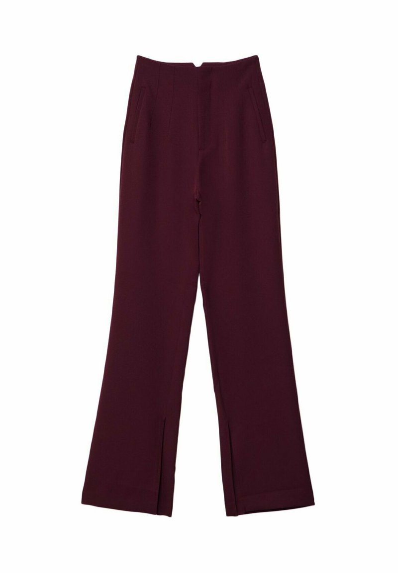 Stradivarius Broek bordeauxrood