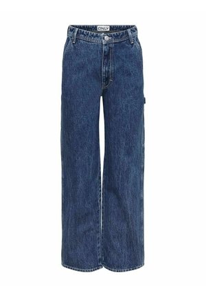 ONLWEST HW CARPENTER STR - Vaqueros rectos - medium blue denim