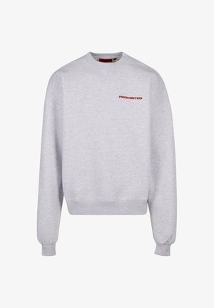 CREW NECK - Bluză de molton - grey melange