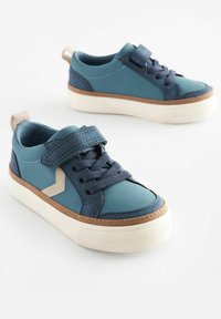 Next TOUCH FASTENING CHEVRON SHOES - Tenisky - navy blue white