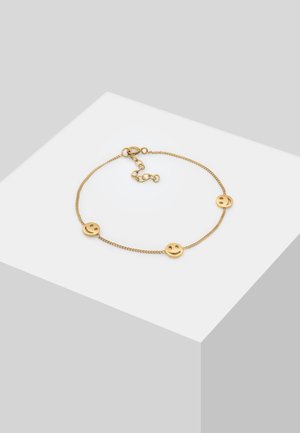 CLASSIC HAPPY FACE - Armband - gold-coloured