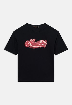 Napapijri LUSTRE UNISEX - T-shirt imprimé - black beauty
