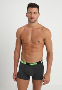 Puma 3 PACK - Trunks - black/green/grey