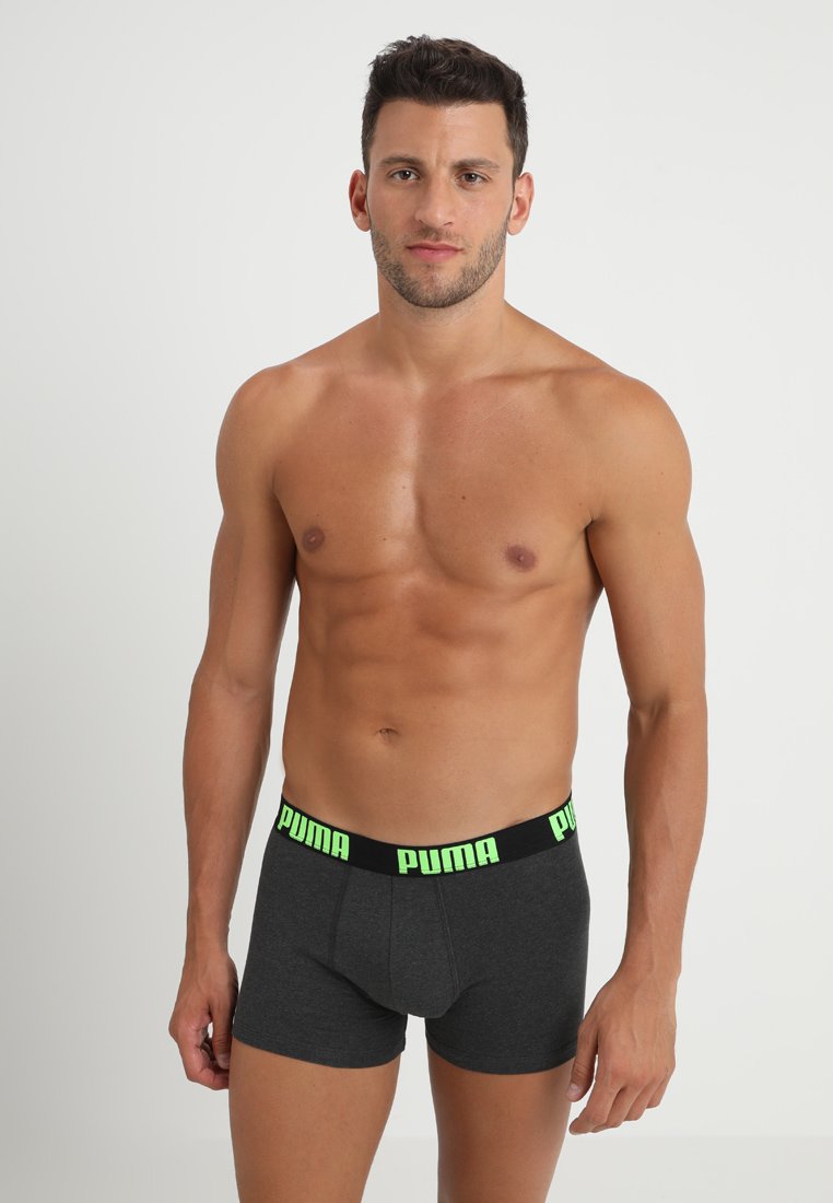 Puma 3 PACK - Trunks - black/green/grey