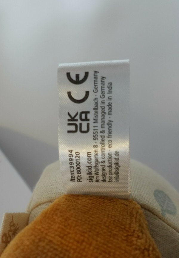 Kuscheltier – cremeweiß orange