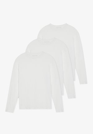 YOURTURN UNISEX 3 PACK - Camiseta de manga larga - white