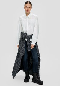 QS Hemdbluse - ecru