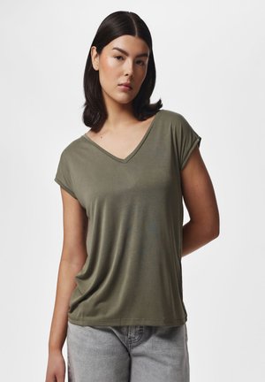 Pieces, T-shirt basic - grape leaf