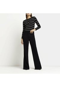 River Island Strickpullover - black