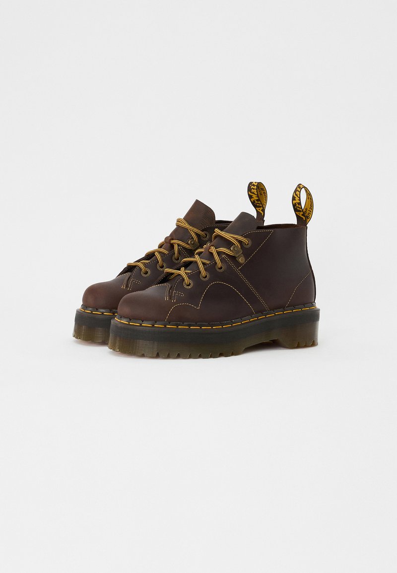 Dr. Martens CHURCH QUAD UNISEX - Lace-up ankle boots - dark  display picture 2