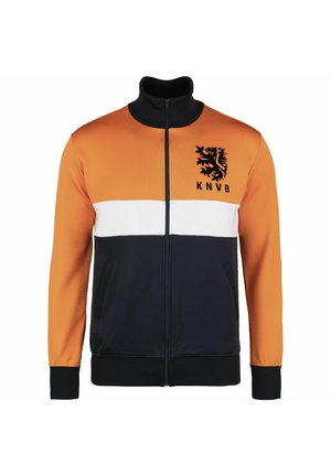 COPA NIEDERLANDE 1983 RETRO - Sweater met rits - orange blue