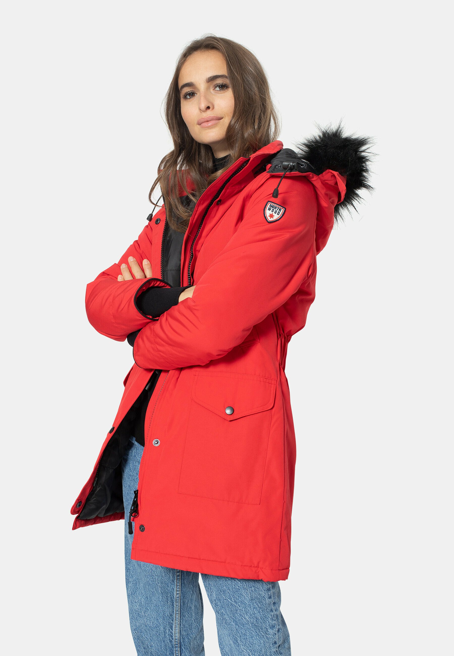 North Wood ALEX - Abrigo de invierno - dark red/rojo oscuro - Zalando.es