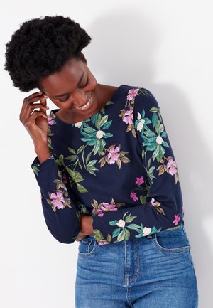 HARBOUR PRINT - Camiseta de manga larga - navy floral botanical small