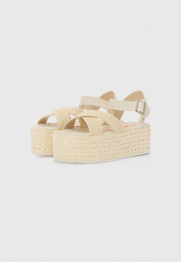 DIANE ROPE - Platform sandals - ivory2