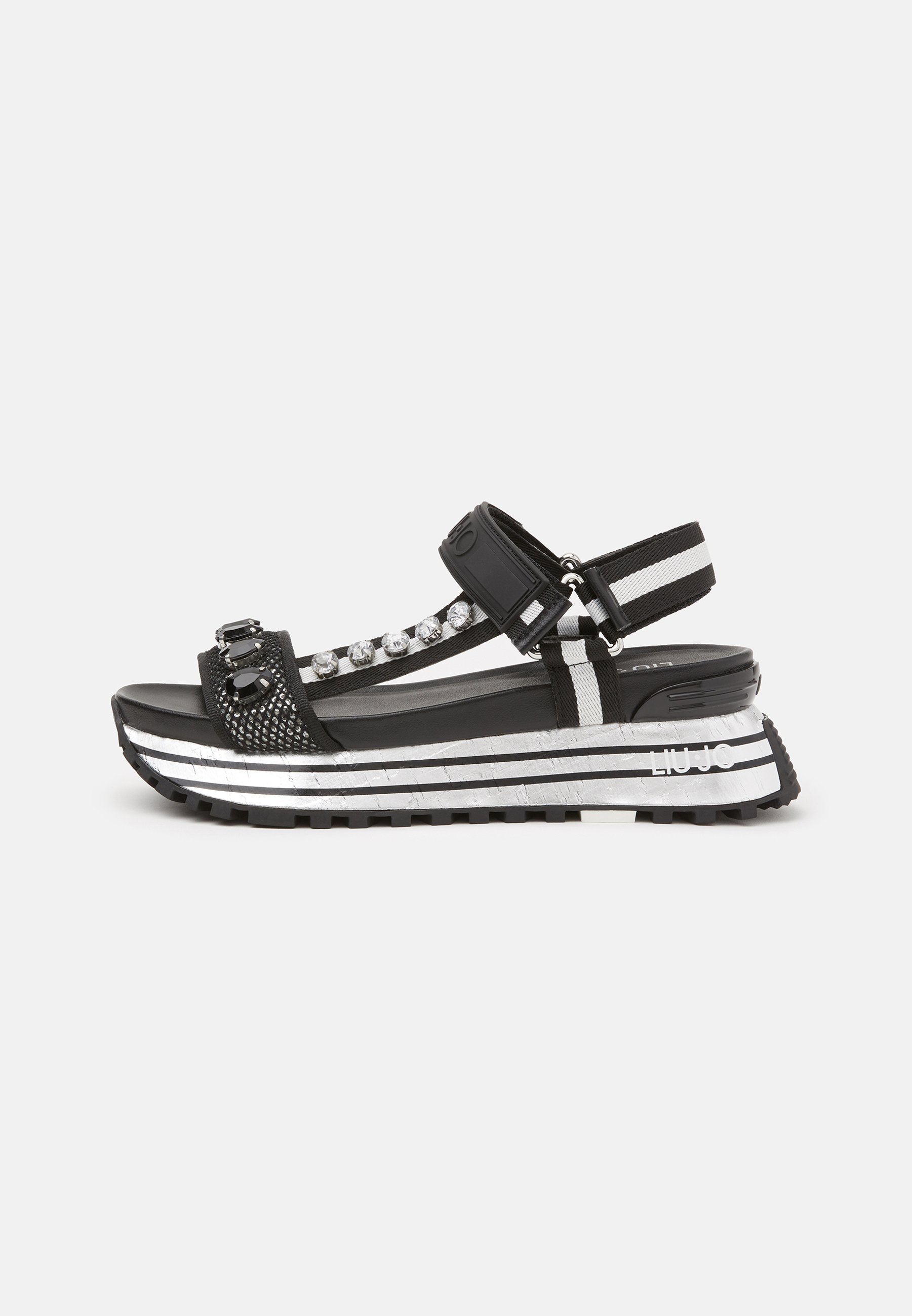 Liu Jo Jeans MAXI - Sandalias con plataforma - black/negro - Zalando.es