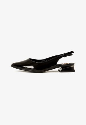 Cesare Gaspari, Ballerines à brides arrière - black