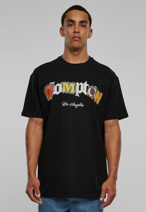 COMPTON L A - Print T-shirt - black