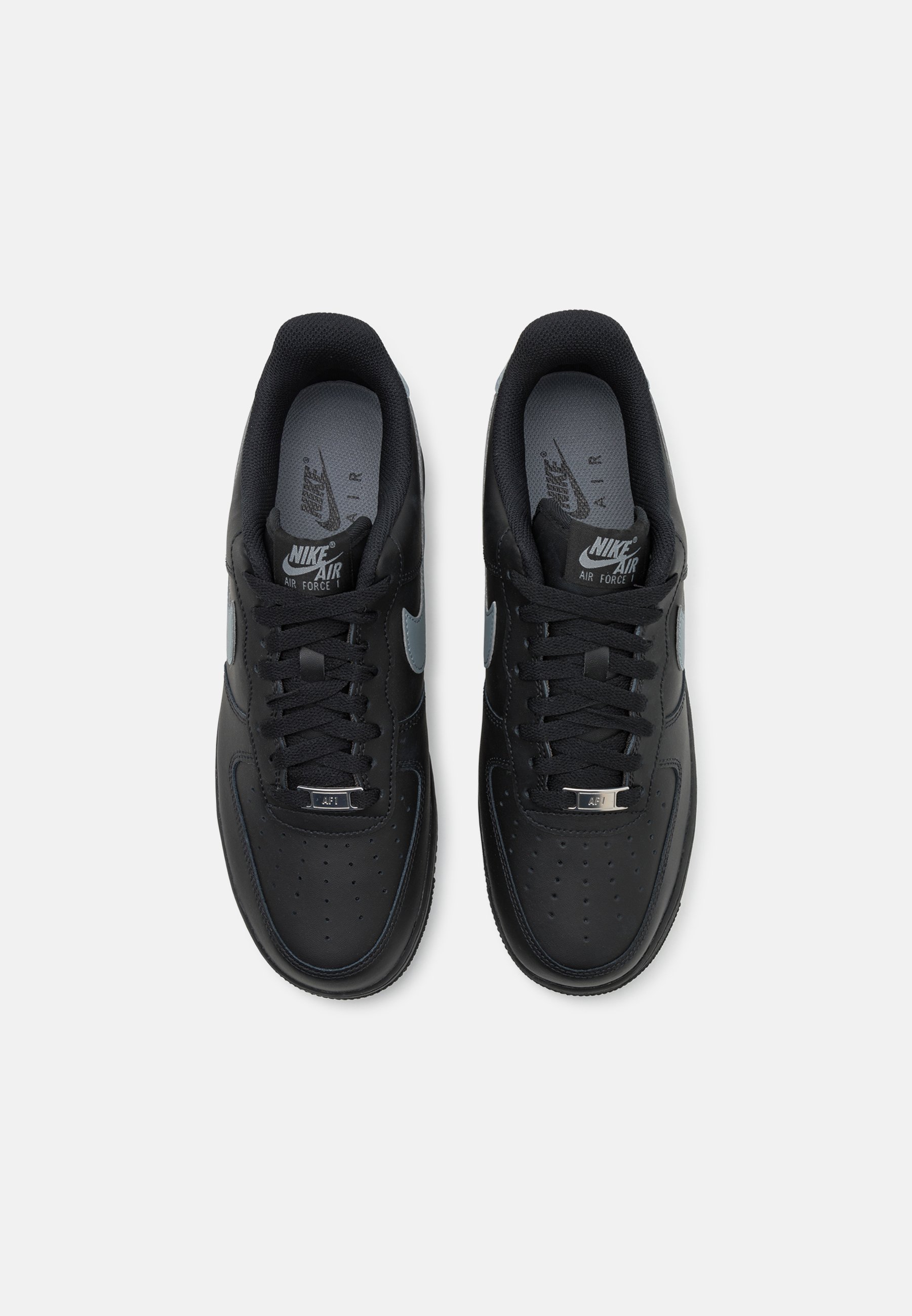 mens black and white nike air force 1