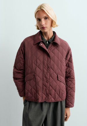 OYSHO, FELLEX® AEROGEL MIDI BOXY PADDED JACKET - Veste mi-saison - burgundy