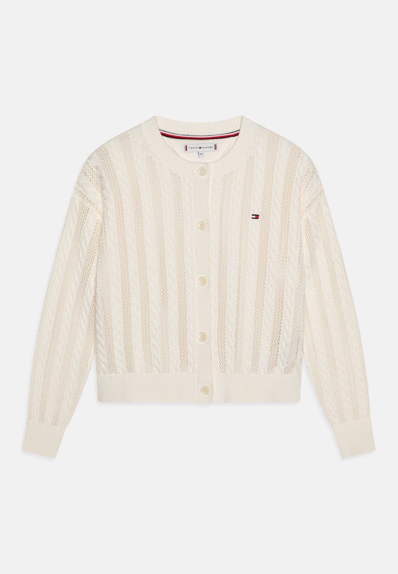 Tommy Hilfiger CABLE - Cardigan - ancient white