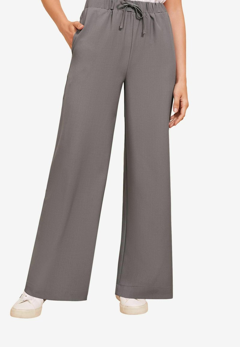 Friends Like These WIDE LEG DRAWSTRING  WAIST  - Nohavice - grey