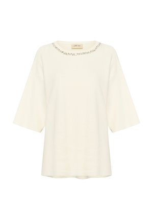 Cream SILLAR - Pulover - birch