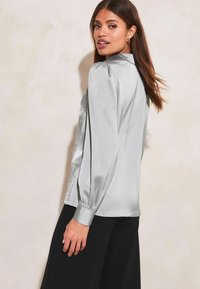 Lipsy FRONT POCKET REGULAR  - Button-down blouse - blue