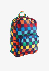 Valimata, navy checkerboard bag