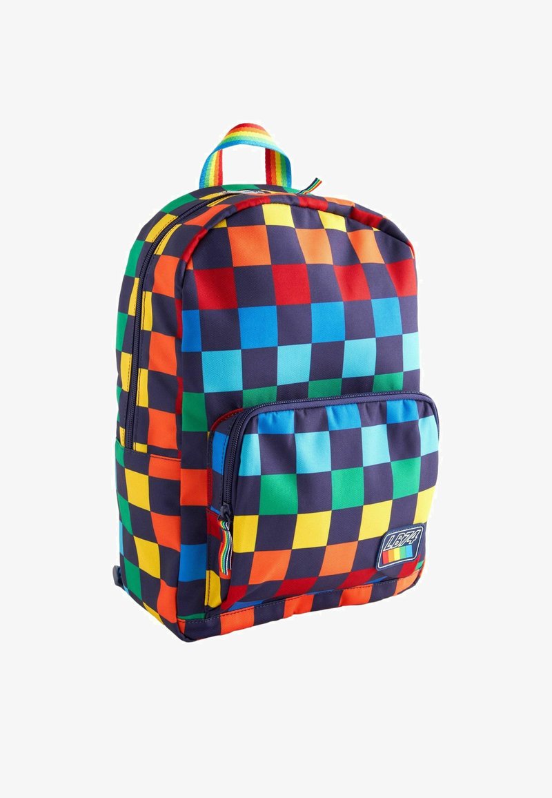 Little Bird RAINBOW REGULAR FIT - Školní taška - navy checkerboard bag