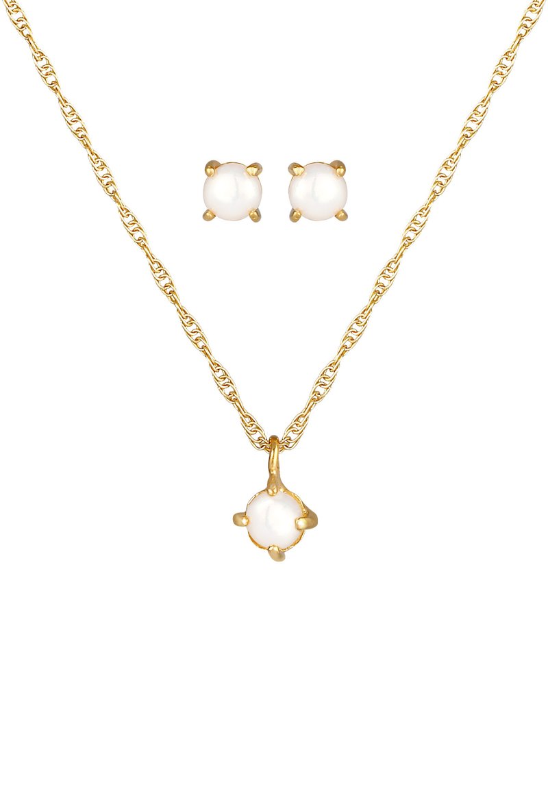 Damen Halsketten | Elli JEWELRY SET EARRING & NECKLACE Ohrringe gold/goldfarben - VT07896 Damen Halsketten | Elli JEWELRY SET EARRING & NECKLACE Ohrringe gold/goldfarben - VT07896