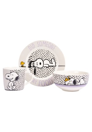 THE PEANUTS FRÜHSTÜCKSSET SNOOPY - DID SOMEONE SAY FOOD GESCHIR - Kids' tableware set - purple