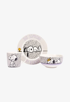 THE PEANUTS FRÜHSTÜCKSSET SNOOPY - DID SOMEONE SAY FOOD GESCHIR - Kids' tableware set - purple