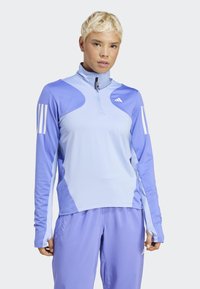 adidas Performance OTR B CB HZIP - Majica z dolgimi rokavi - blue spark semi  blue