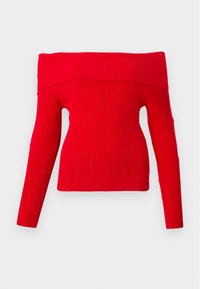 ONLKATIA OFF SHOULDER - Maglione - salsa
