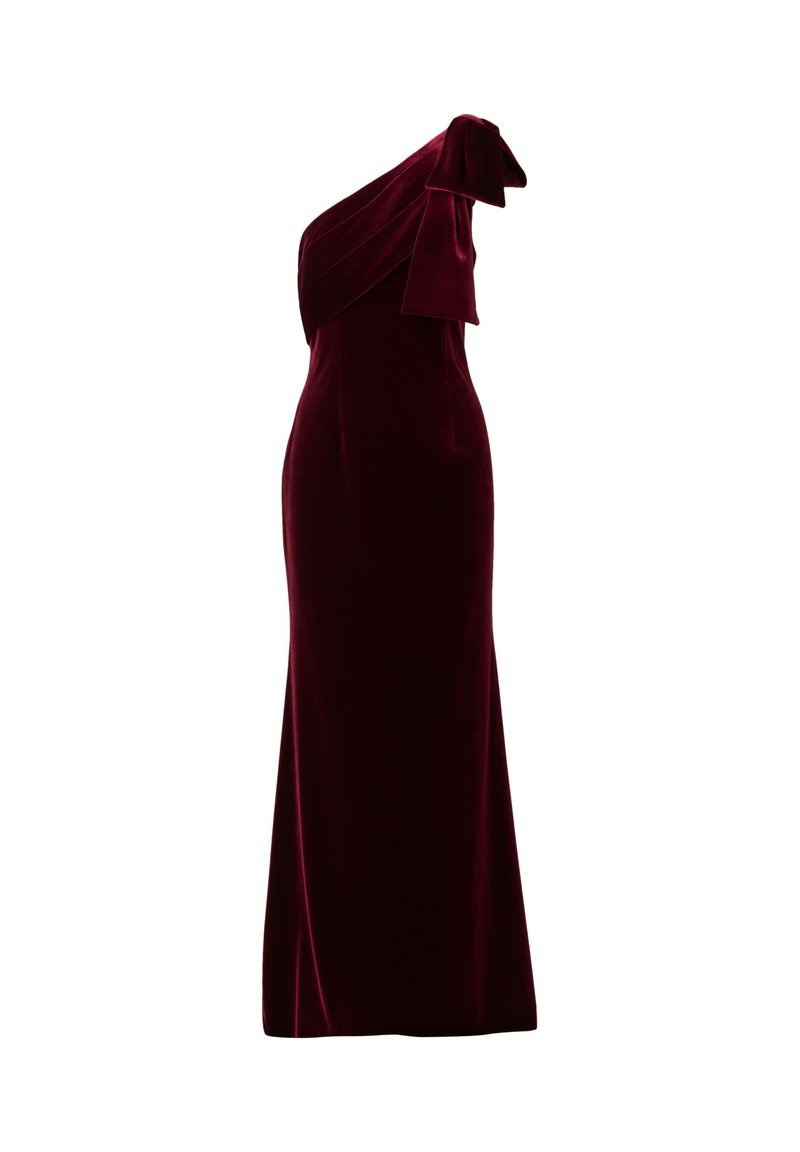 burgundy purple prom dress Bella and Bloom Boutique main image 1