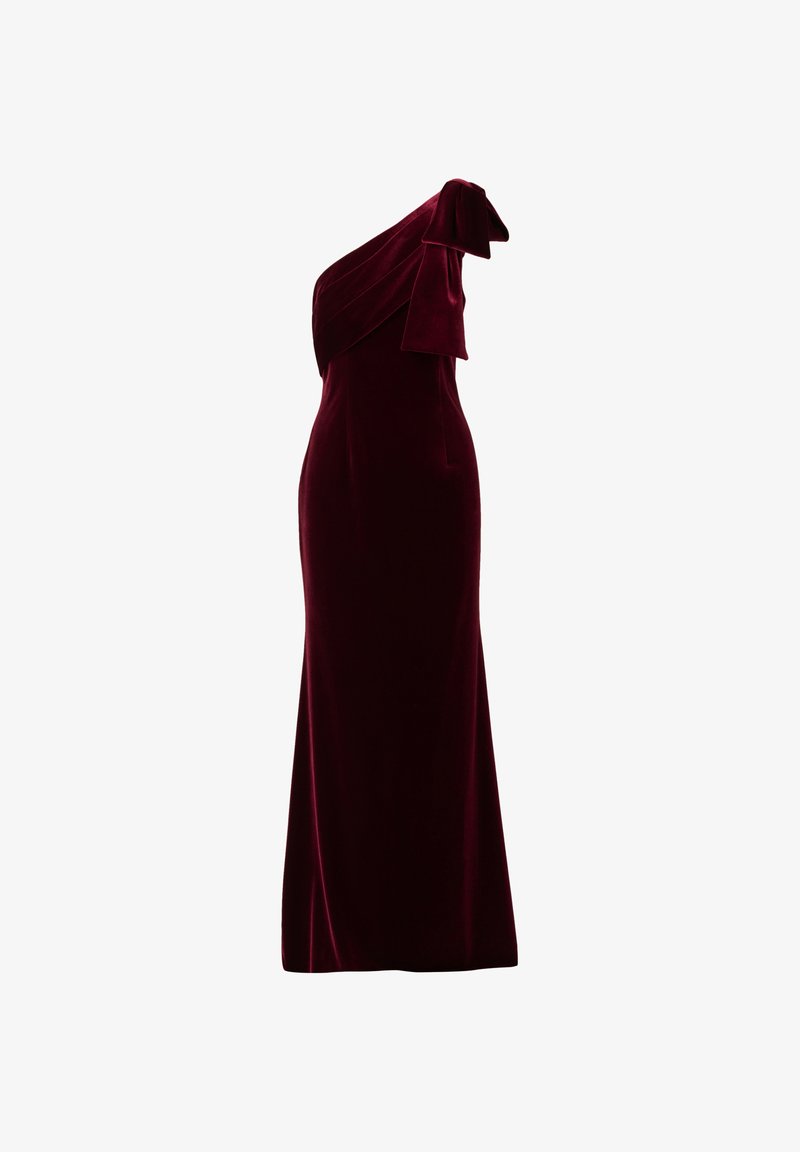 Adrianna Papell HALTER DRAPED VELVET GOWN - Occasion wear - bordeaux - Zalando Adrianna Papell HALTER DRAPED VELVET GOWN - Occasion wear - bordeaux - Zalando