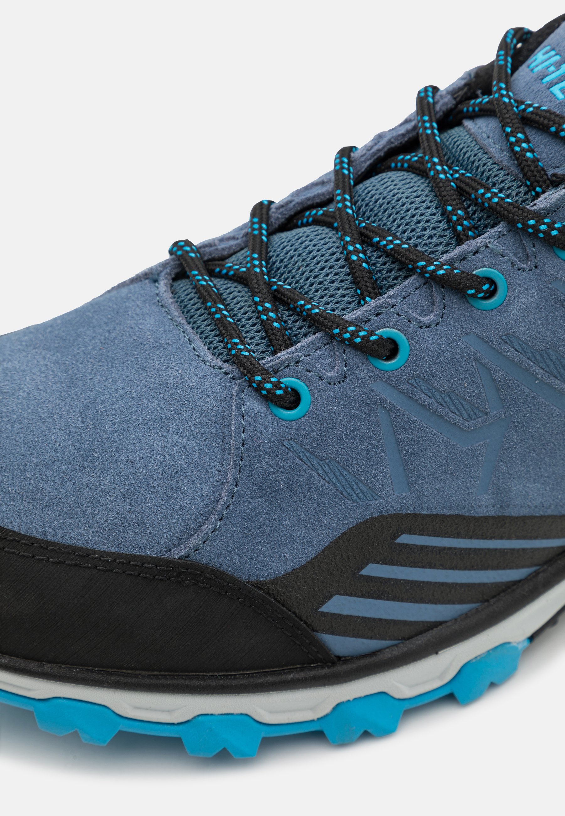 Hi-Tec MOJO WP - Zapatillas de senderismo - smoke blue/black/blue/stone  blue denim - Zalando.es