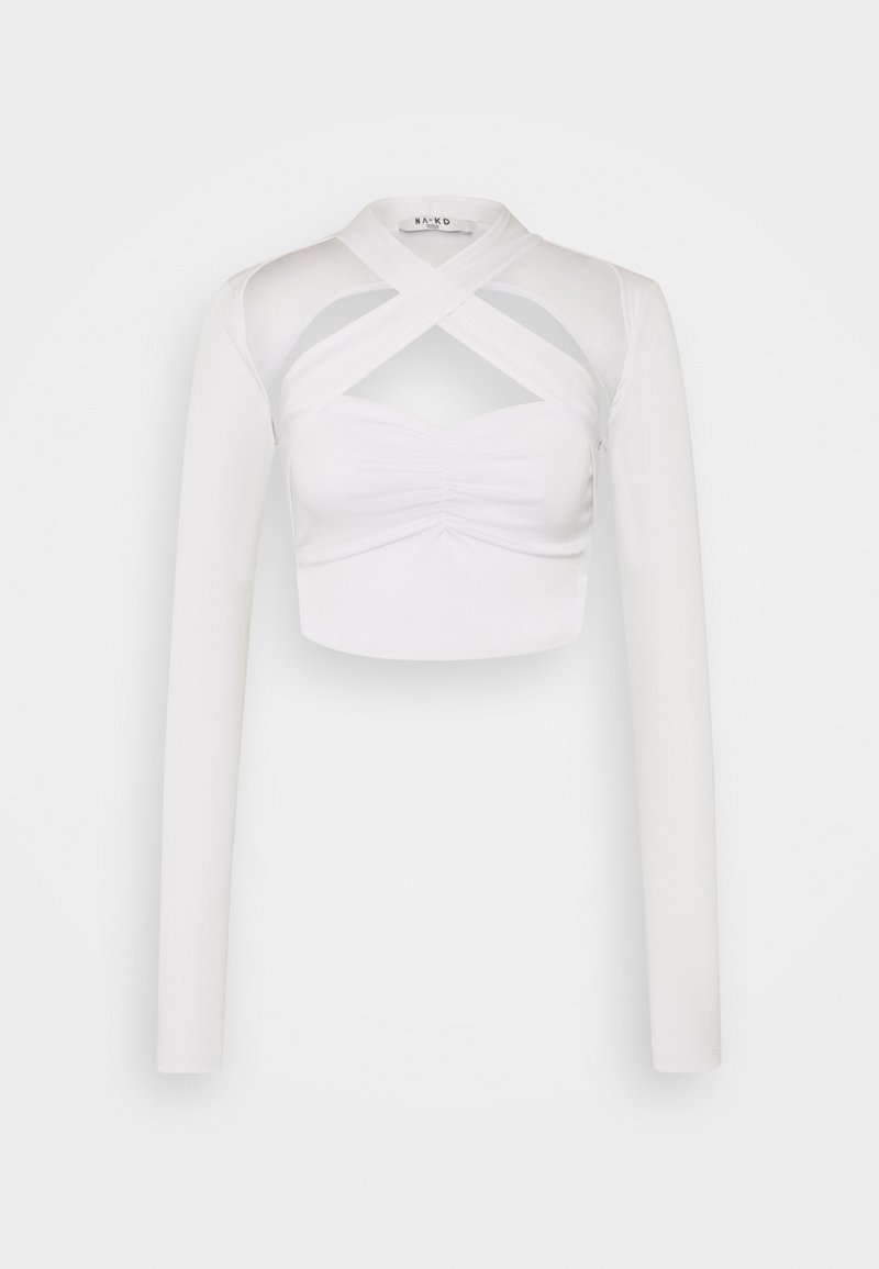 NA-KD Longsleeve wit