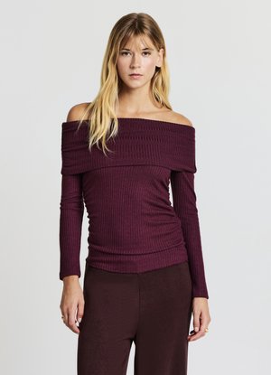 Calliope A SPALLE SCOPERTE - Langarmshirt - bordeaux