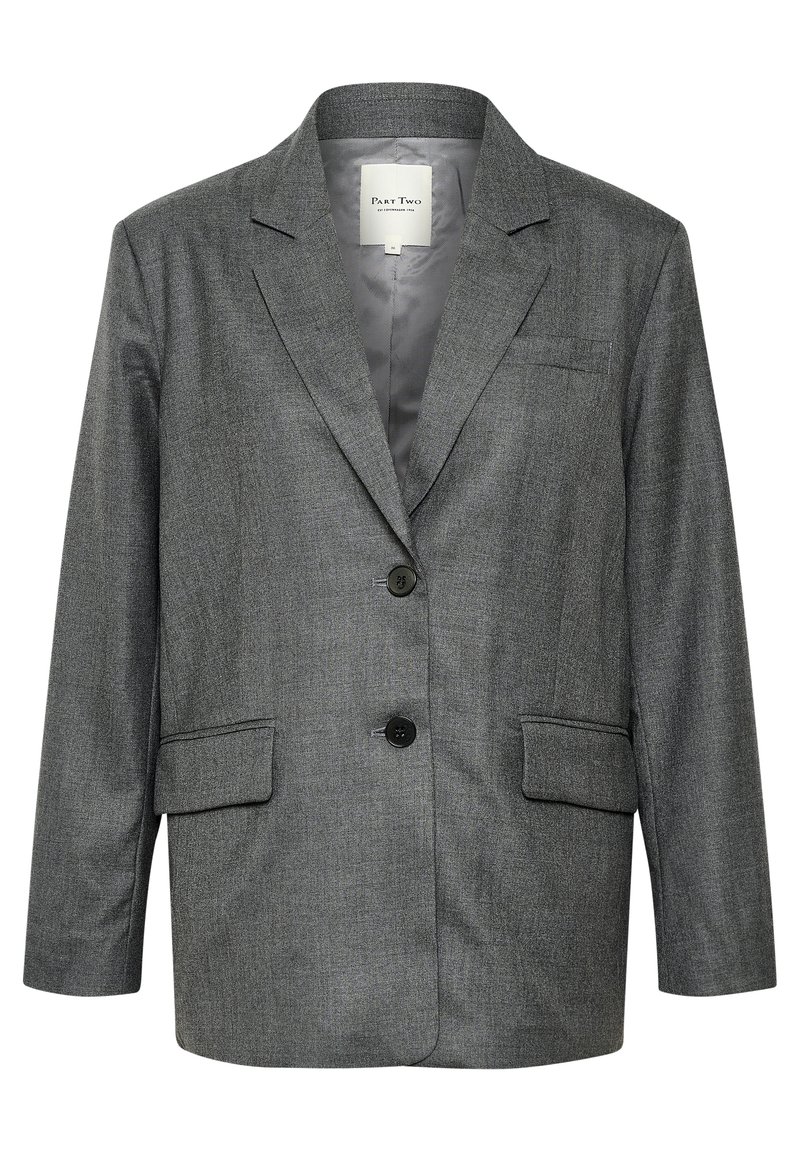 Part Two Halflange jas grijs Part Two Halflange jas grijs