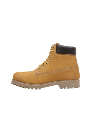 TRAIL - Lace-up ankle boots - yellow