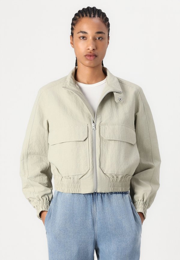 RIA JACKET - Bomber Jacket - agate gray2