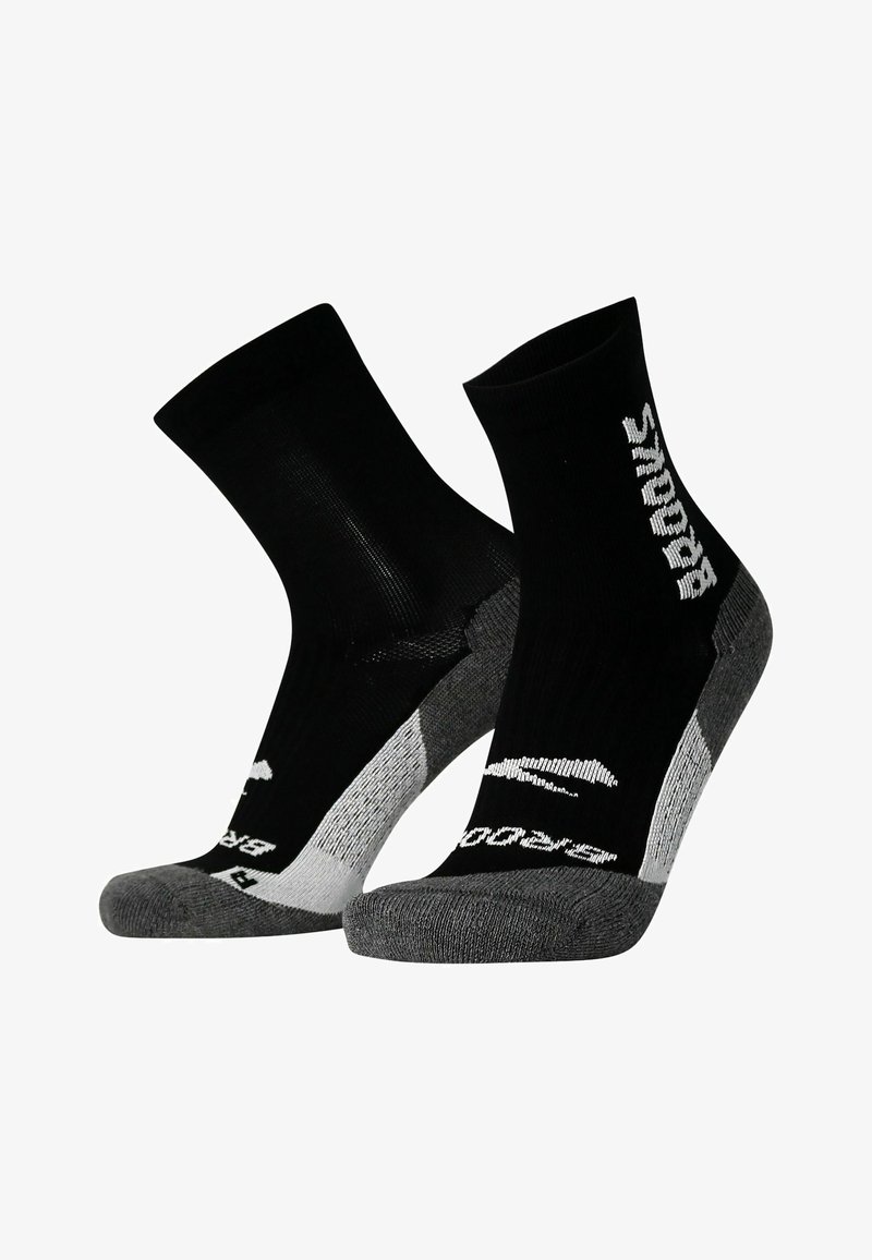 Brooks GHOST CREW - Športne nogavice - black br crew