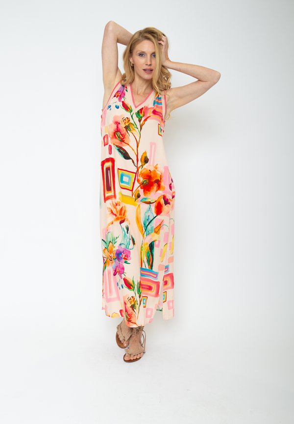 Maxikleid - multi aquarell