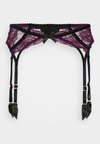 ROZLYN SUSPENDER - Reggicalze - black/plum