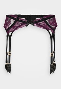 ROZLYN SUSPENDER  - Traksid - black/plum
