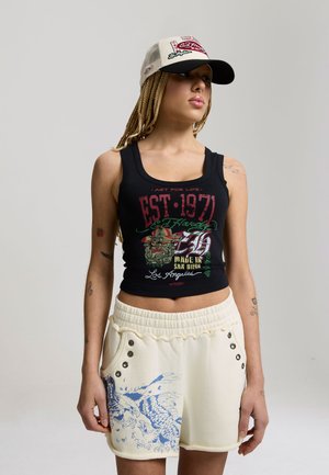 Ed Hardy LOS ANGELES BULLDOG - Débardeur - black